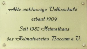 BaccumheimathausBeschreibung